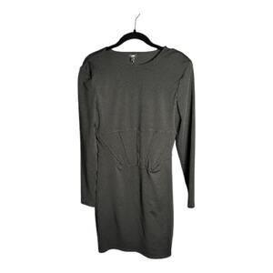 Express Black Long Sleeve Bodycon Mini Dress Small